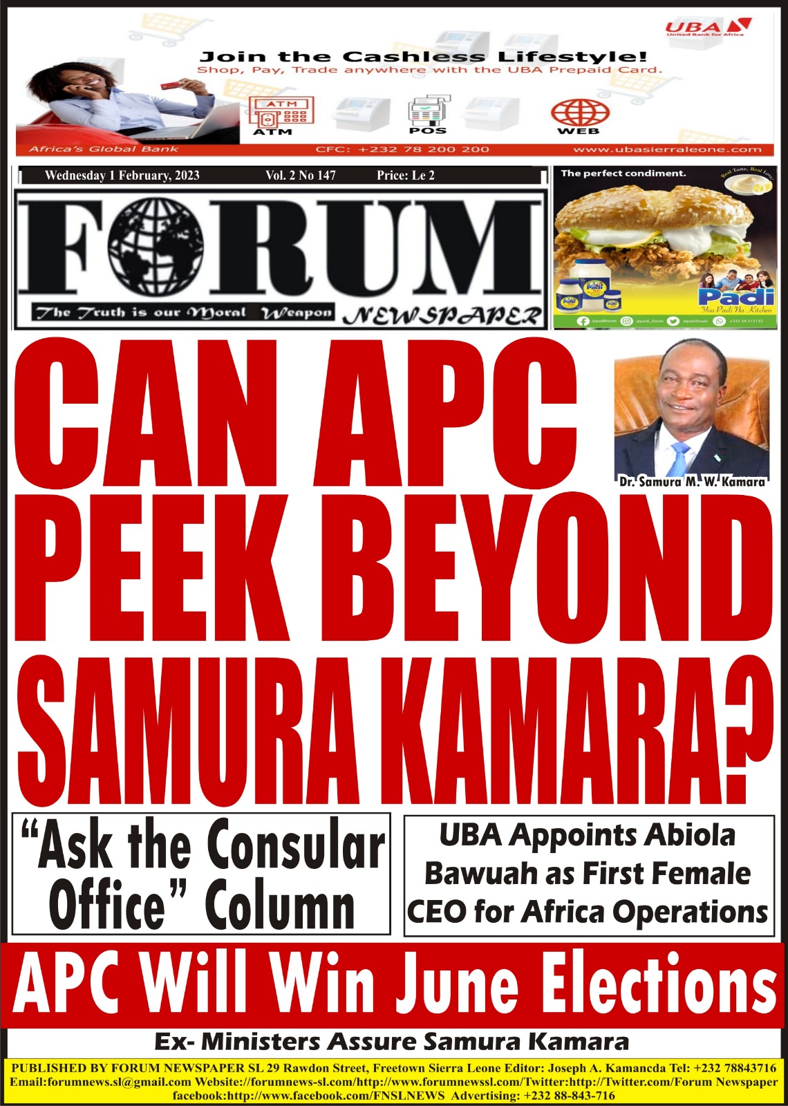 CAN APC PEEK BEYOND SAMURA KAMARA?