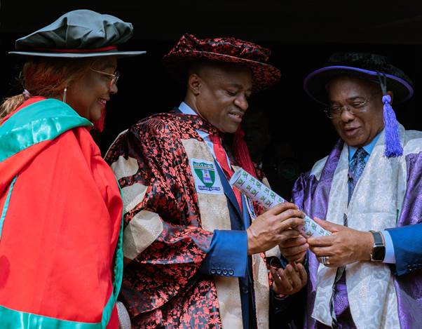 UBA GMD/CEO, Oliver Alawuba, Conferred with Doctorate Degree by Imo State University