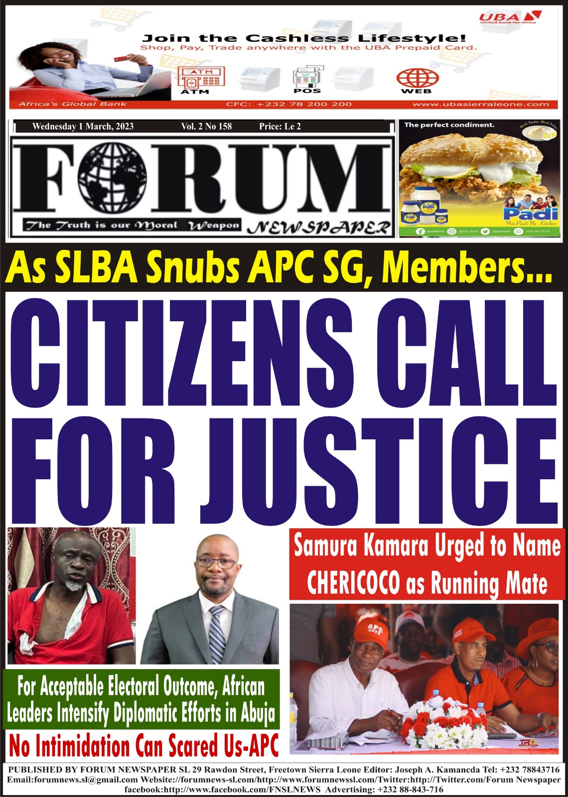 As SLBA Disowns Lansana Dumbuya…  CITIZENS CALL FOR JUSTICE