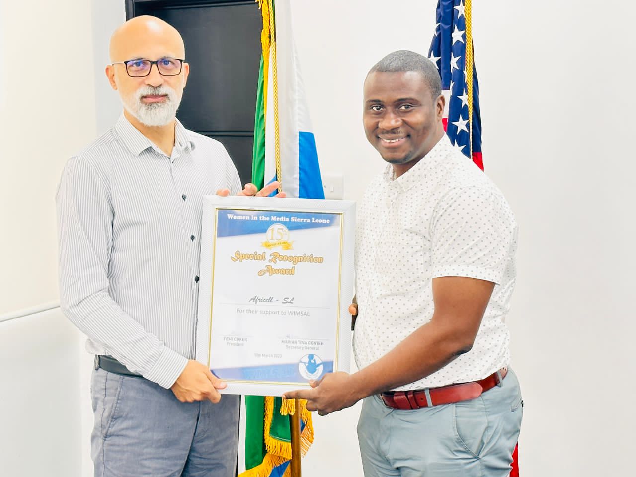 WIMSAL Honours Africell SL