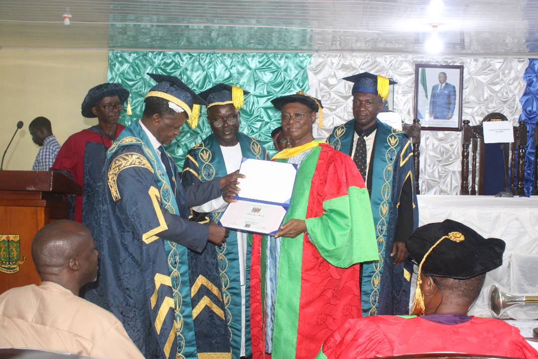 Njala University confers Honorary Doctor of Science Degree on Professor Alpha Tejan Wurie