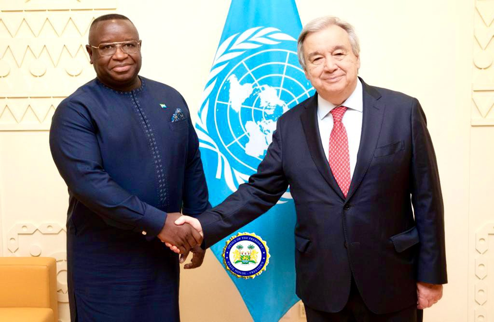 …And Guterres Mocks Sierra Leone Democracy