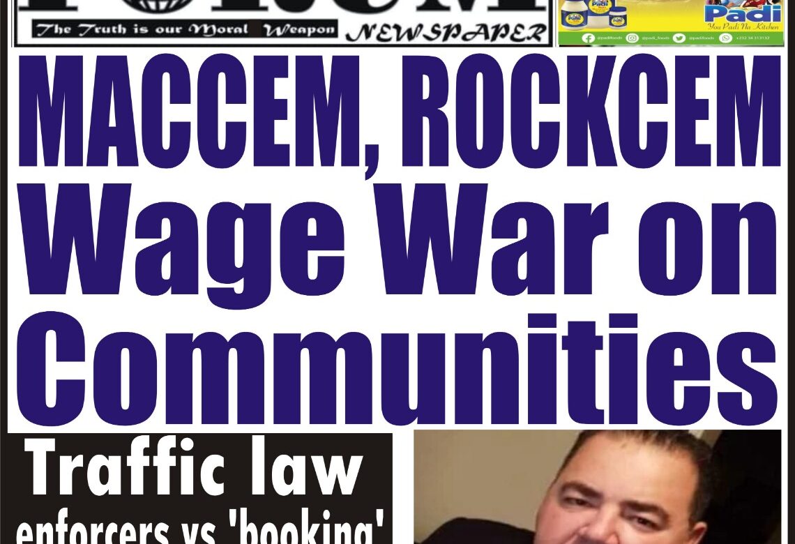 MACCEM, ROCKCEM Wages Environmental War on Communities