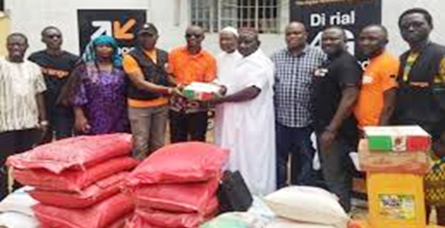 Orange SL Donates Food Items to School for the Blind