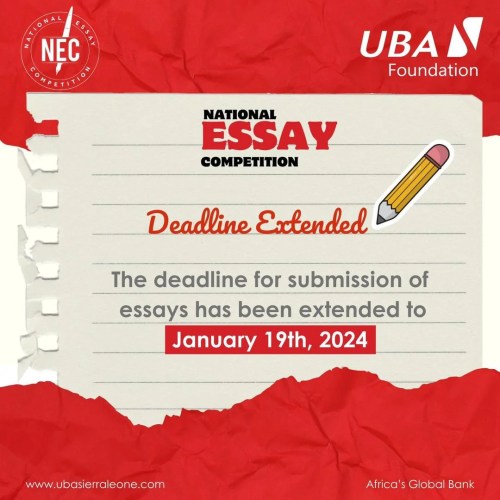 UBA Extends Date for Submission of Essay in National Competition