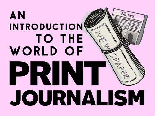 Print Journalism…  Its Pitfalls