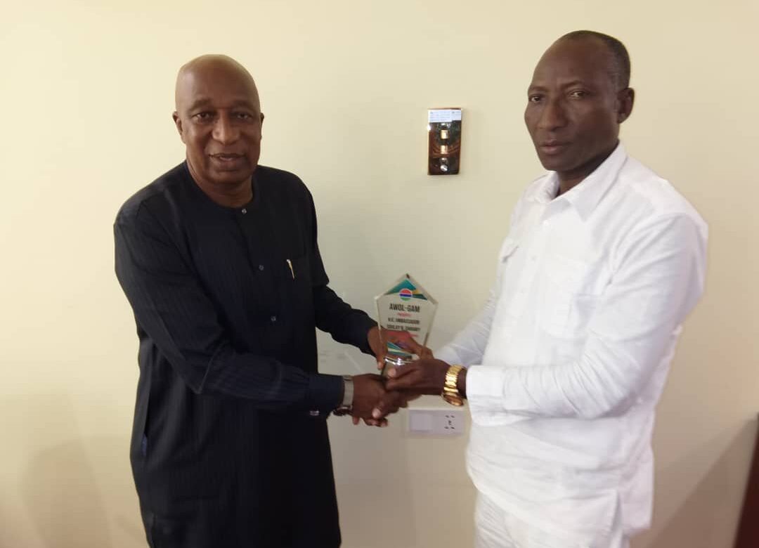 AWOL Gambia awards Soulay Daramy ‘Best Outgoing Ambassador’