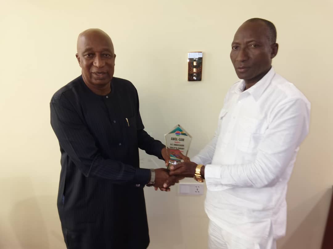 AWOL Gambia awards Soulay Daramy ‘Best Outgoing Ambassador’