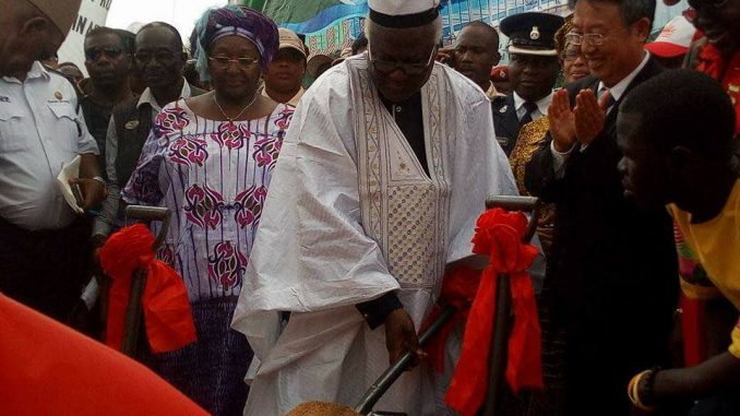 President Koroma commissions Mamamah airport project