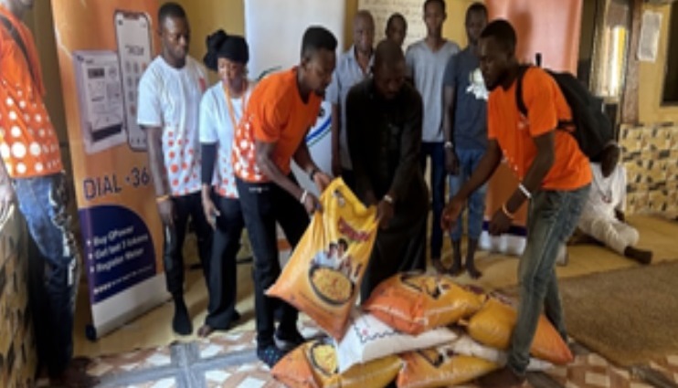 Qcell Donates Food Items to Mosques across Freetown