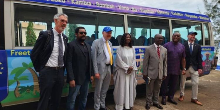 EU, GOVT LAUNCH DEVELOPMENT BUS TOUR