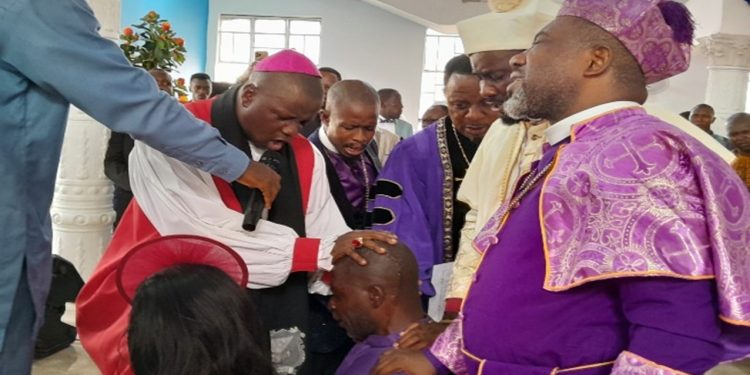 Bishop Laggah and Team Ordained Rev. Donald Raymond as Apostle of King of Kings Fellowship