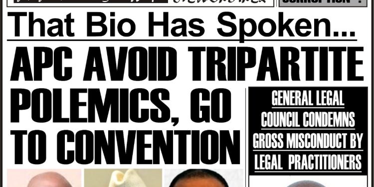 That Bio Has Spoken…. APC AVOID TRIPARTITE POLEMICS, GO TO CONVENTION