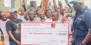 GTBANK SIERRA LEONE STAFF HOLD FOOTBALL GALA TO HONOR LATE COLLEAGUES