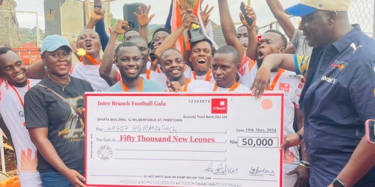 GTBANK SIERRA LEONE STAFF HOLD FOOTBALL GALA TO HONOR LATE COLLEAGUES