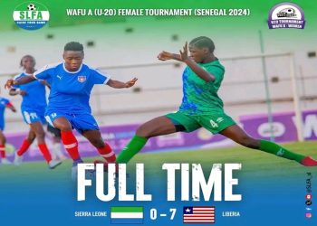 LIBERIA NATIONAL FEMALE U20 TRASHES SIERRA LEONE FEMALE U20 BY 7:0
