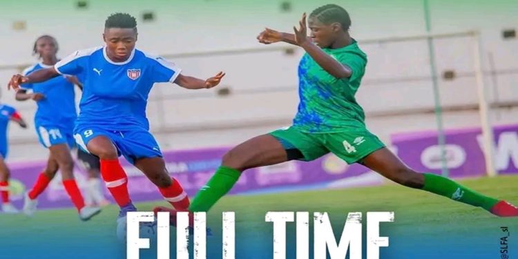 LIBERIA NATIONAL FEMALE U20 TRASHES SIERRA LEONE FEMALE U20 BY 7:0