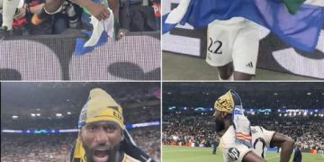 Rudiger showcases Patriotism to Sierra Leone National flag