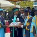 First Laddy Dr. Fatima Maada Bio Recognized for Humanitarian Efforts with Honorary Degree at Regional Maritime University.