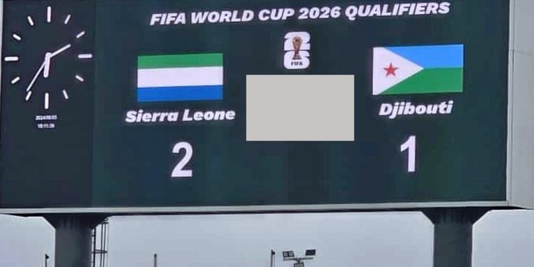 Leone Stars’ Smart start with 2 – 1 to Djibuti