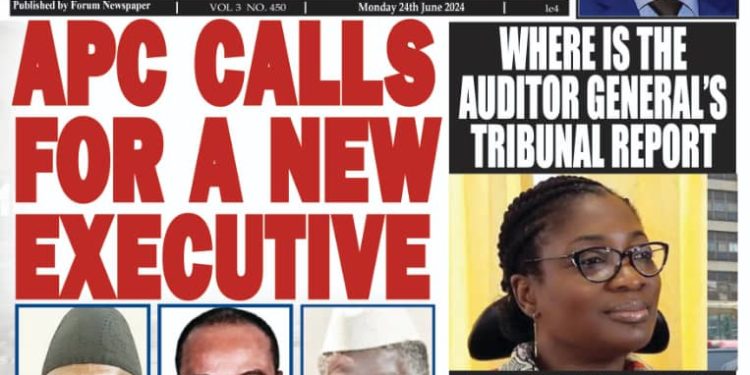 APC CALLS FOR A NEW EXECUTIVE