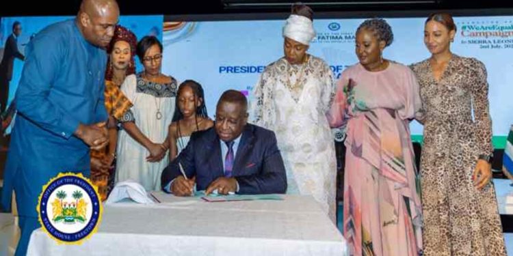 Bio Signs the Prohibition of Child Marriage Act 2024 into Law