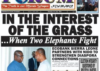 IN THE INTEREST OF THE GRASS  …When Two Elephants Fight