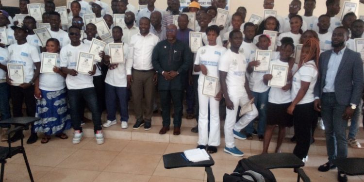 With UNDP support…  MMTU certifies 56 in Masonry, Block and Brick Laying