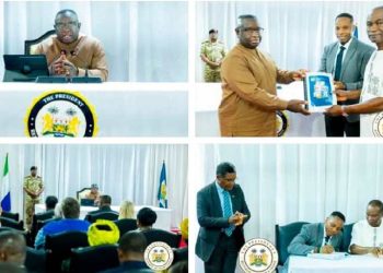 FORMAL SUBMISSION OF THE CROSS PARTY COMMITTEE ON ELECTORAL SYSTEMS AND MANAGEMENT REVIEW (TRIPARTITE) FINAL REPORT STATE HOUSE, FREETOWN MONDAY 1 JULY 2074 JOINT STATEMENT