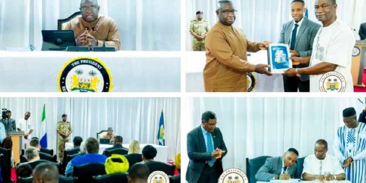 FORMAL SUBMISSION OF THE CROSS PARTY COMMITTEE ON ELECTORAL SYSTEMS AND MANAGEMENT REVIEW (TRIPARTITE) FINAL REPORT STATE HOUSE, FREETOWN MONDAY 1 JULY 2074 JOINT STATEMENT