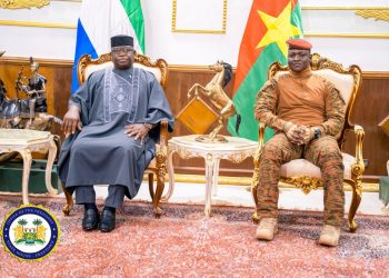 Bio Engages Counterpart in Burkina Faso, Discusses Happenings in the Region