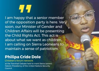 Women Outline Steps To Promote Peace and National Cohesion in Sierra Leone