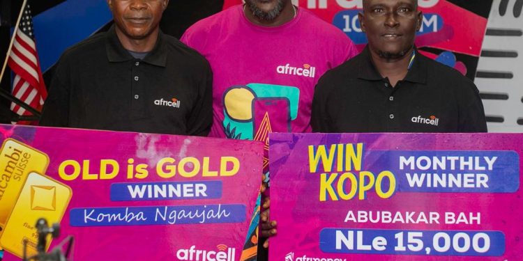 Africell Rewards Loyal Customer with Gold Prize