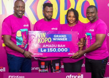 Africell Presents NLe150, 000 Prize to Winner of ‘KOPO’ Promotion