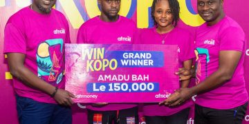 Africell Presents NLe150, 000 Prize to Winner of ‘KOPO’ Promotion