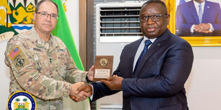 Michigan State National Guard Pays Courtesy Call on Bio, Reiterates Commitment to Peace, Security, and Stability