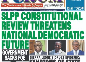SLPP CONSTITUTIONAL REVIEW THREATENS NATIONAL DEMOCRATIC FUTURE