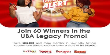 Legacy Promo…  UBA-SL Sets to Give Way NLE350, 000 to Customers 