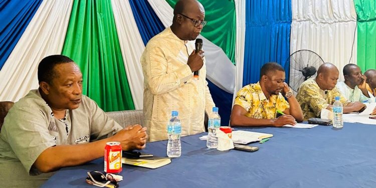 Ministry of Local Government monitors BASE activities in Kono, Moyamba and WARDC