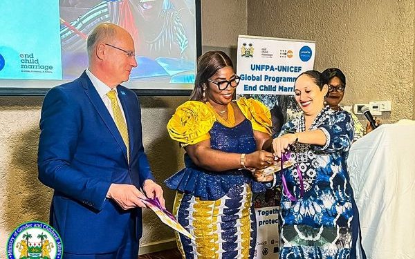 Minister of Gender and Children’s Affairs  Launches Third Phase of Global Programme to End Child Marriage in Sierra Leone