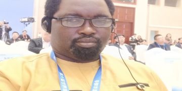 Senior Journalist, Abu Bakarr Kargbo … representing Sierra Leone at the 6th WMS