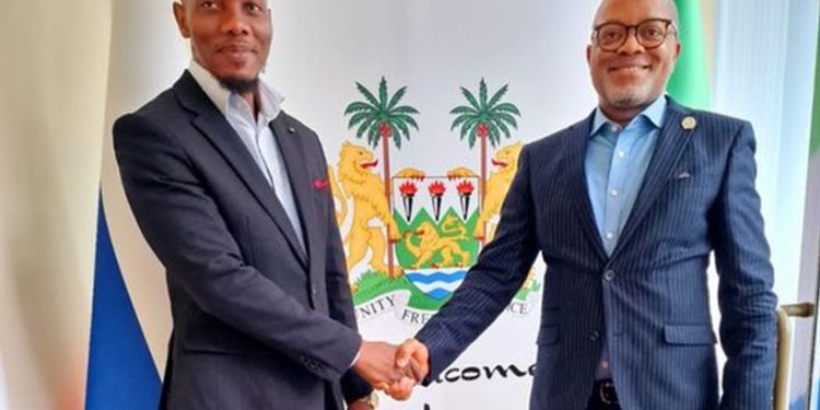 Ombudsman of Sierra Leone Pays Courtesy Call on Ambassador Yongawo