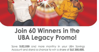 Legacy Promo…  UBA gives away NLe175, 000 to its customers