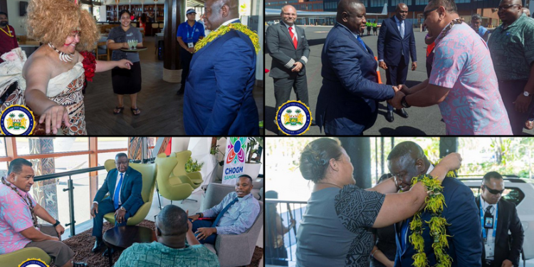 President Bio Arrives in Samoa for the 27th Commonwealth Heads of Government Meeting