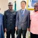 DEPUTY CHINESE AMB. PRESENTS CHEQUE TO LEADERSHIP OF PARLIAMENT FOR CONSTRUCTION OF MOBILE OFFICES