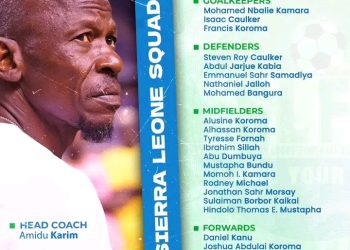 Issa Kallon makes it to Leone Stars squad