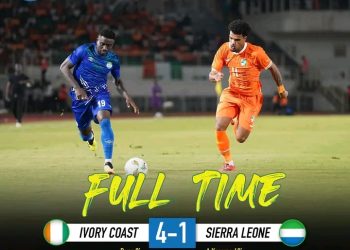Ivory Coast thrashes Leone Stars
