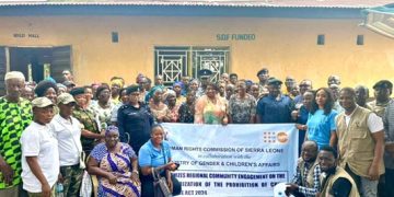 HRCSL Engages Sierra Leone Communities on New Child Marriage Law