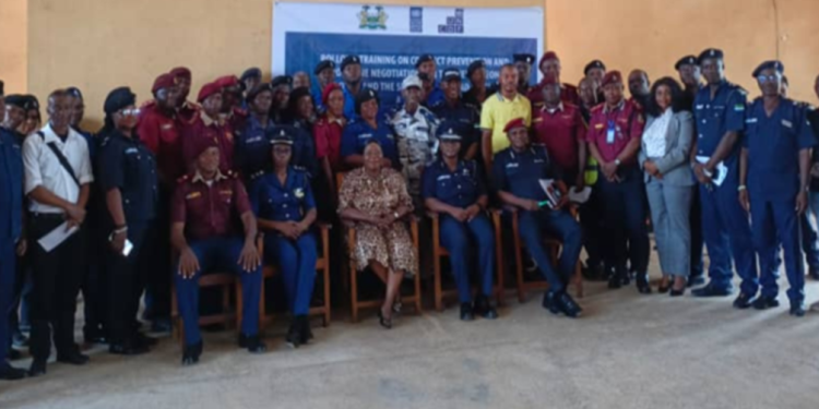 Sierra Leone Police, SLRSA Launch Conflict Prevention and Negotiation Training for Youth Bike Riders