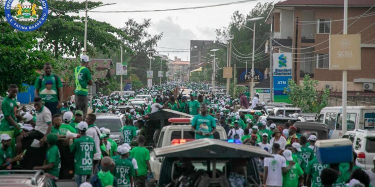 SLPP Cracks Down on Premature Flagbearer Campaigning